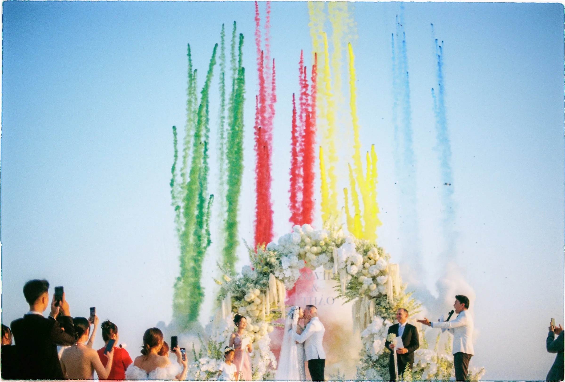 Film Wedding at Melia Ho Tram, Shot on 35mm & 120mm | David & Thảo