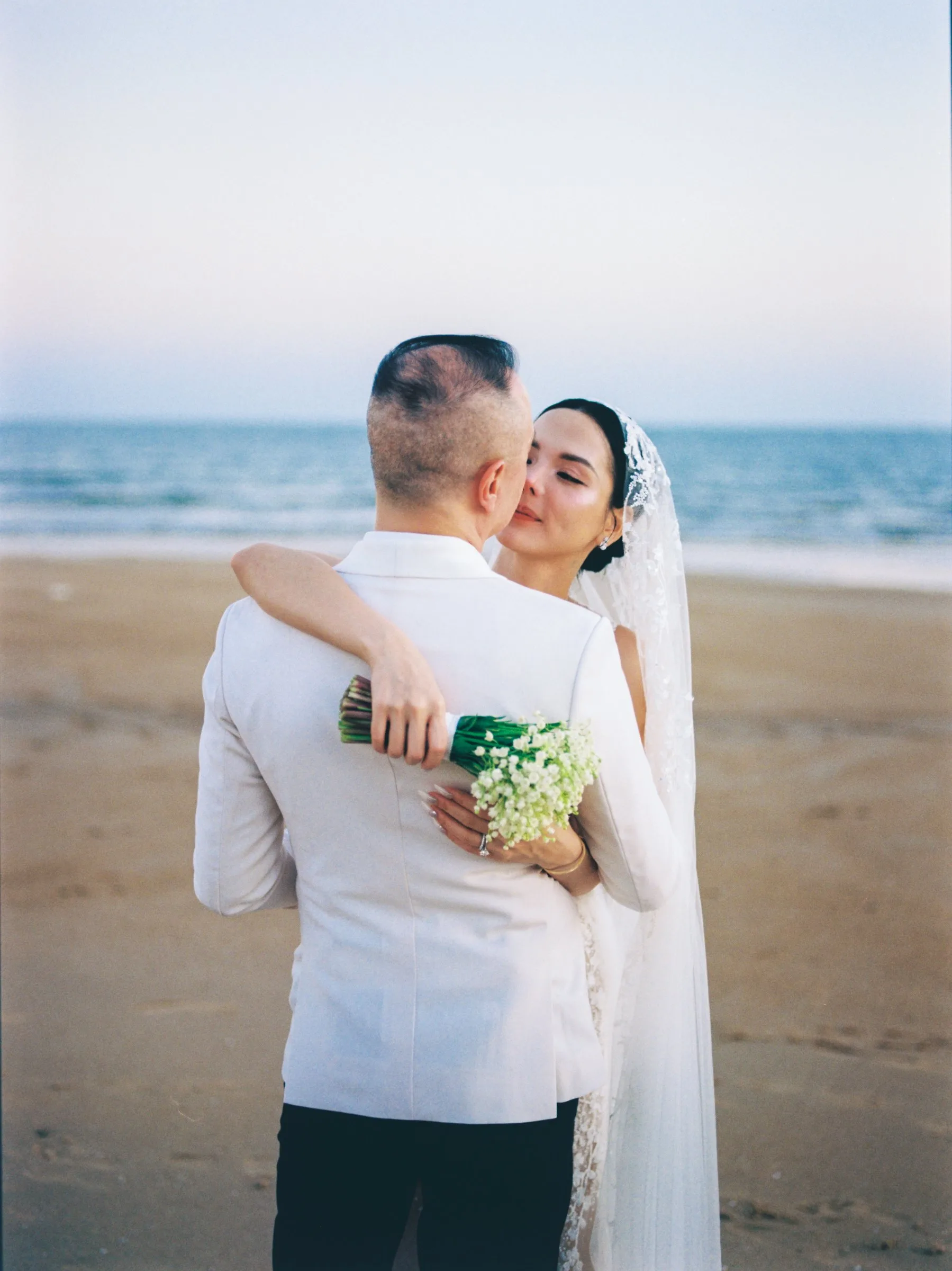 Fine-art film wedding photography in Vietnam