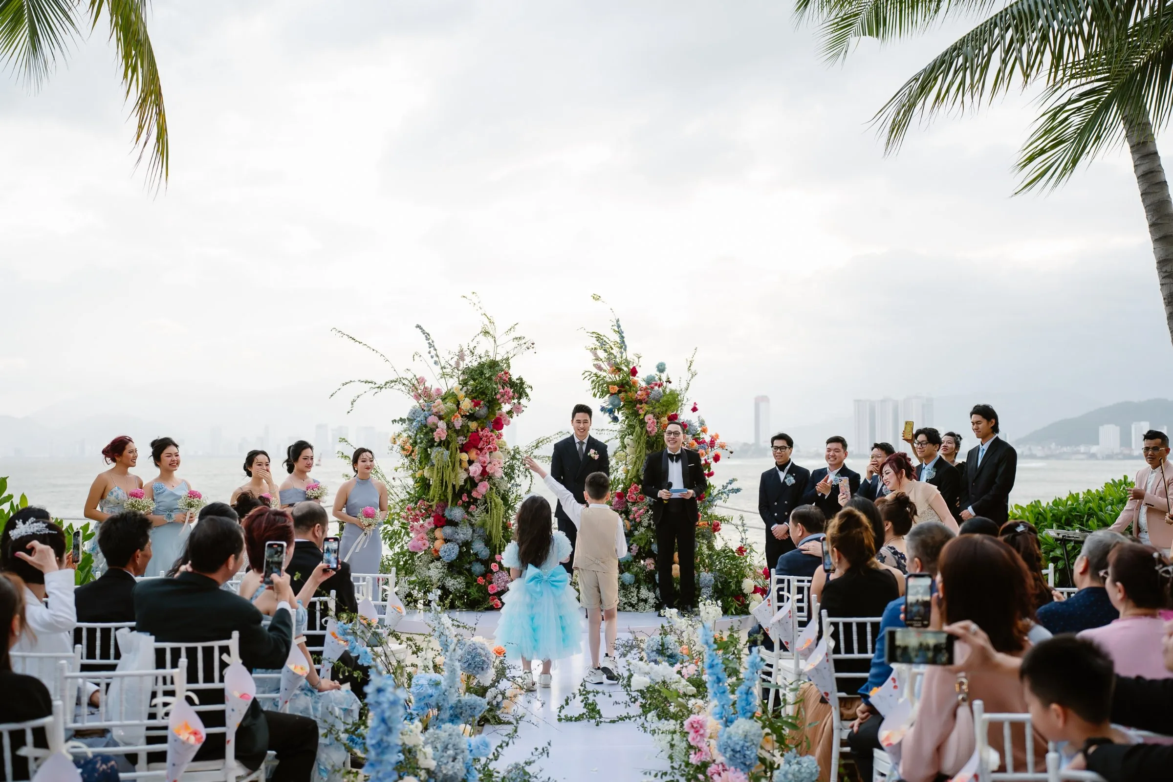 Adrian & Thanh: A Sunset Beach Wedding at BOMA Resort, Nha Trang