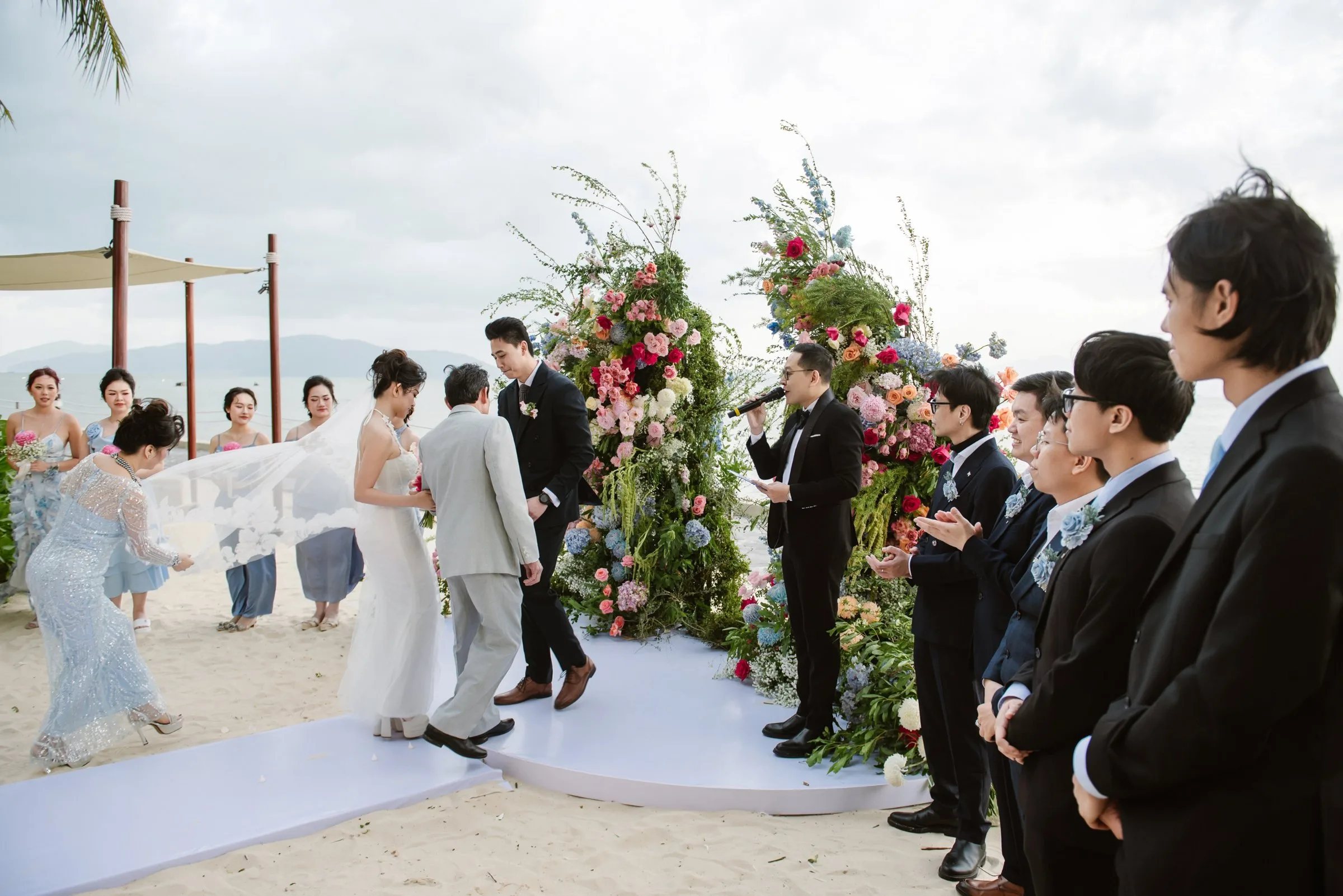 Adrian & Thanh: A Sunset Beach Wedding at BOMA Resort, Nha Trang