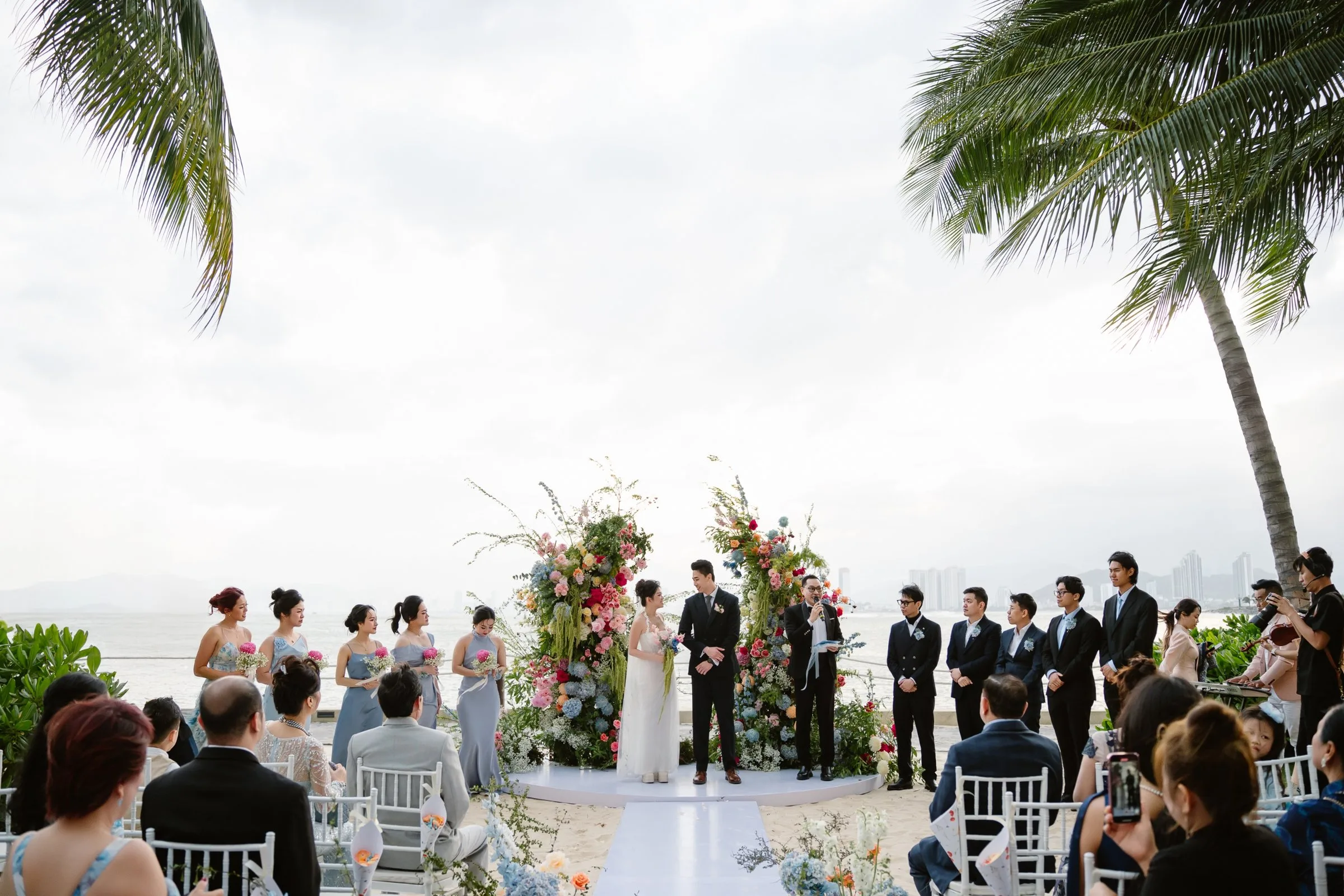 Adrian & Thanh: A Sunset Beach Wedding at BOMA Resort, Nha Trang