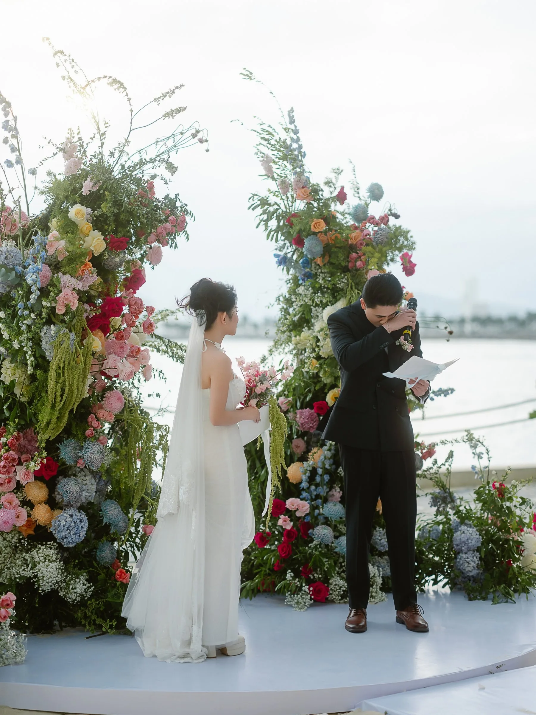 Adrian & Thanh: A Sunset Beach Wedding at BOMA Resort, Nha Trang