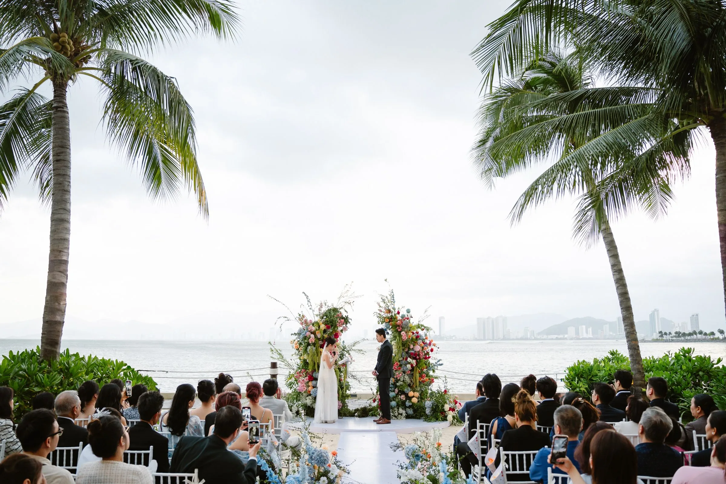 Adrian & Thanh: A Sunset Beach Wedding at BOMA Resort, Nha Trang