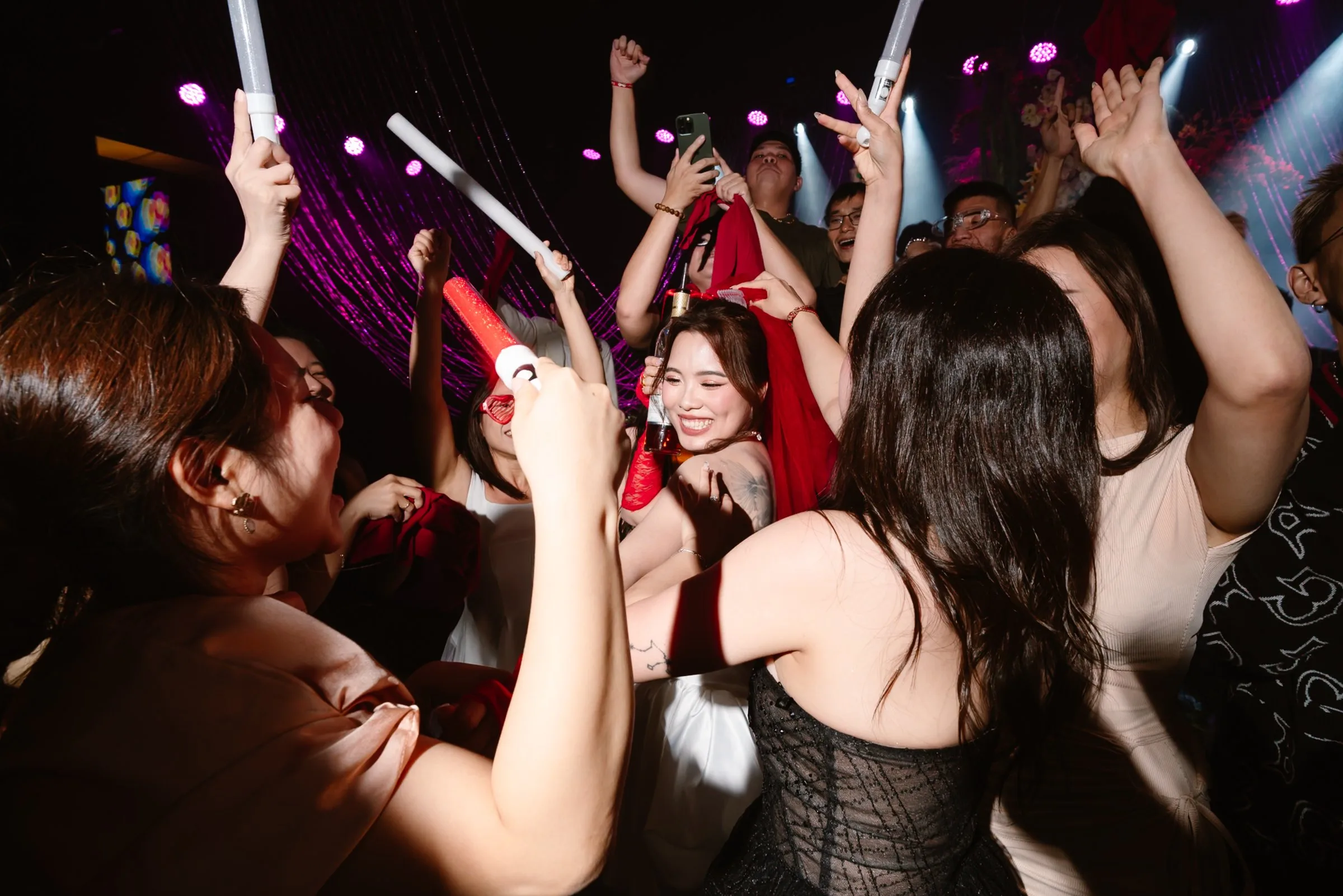 By the end, the whole room was on the dance floor.