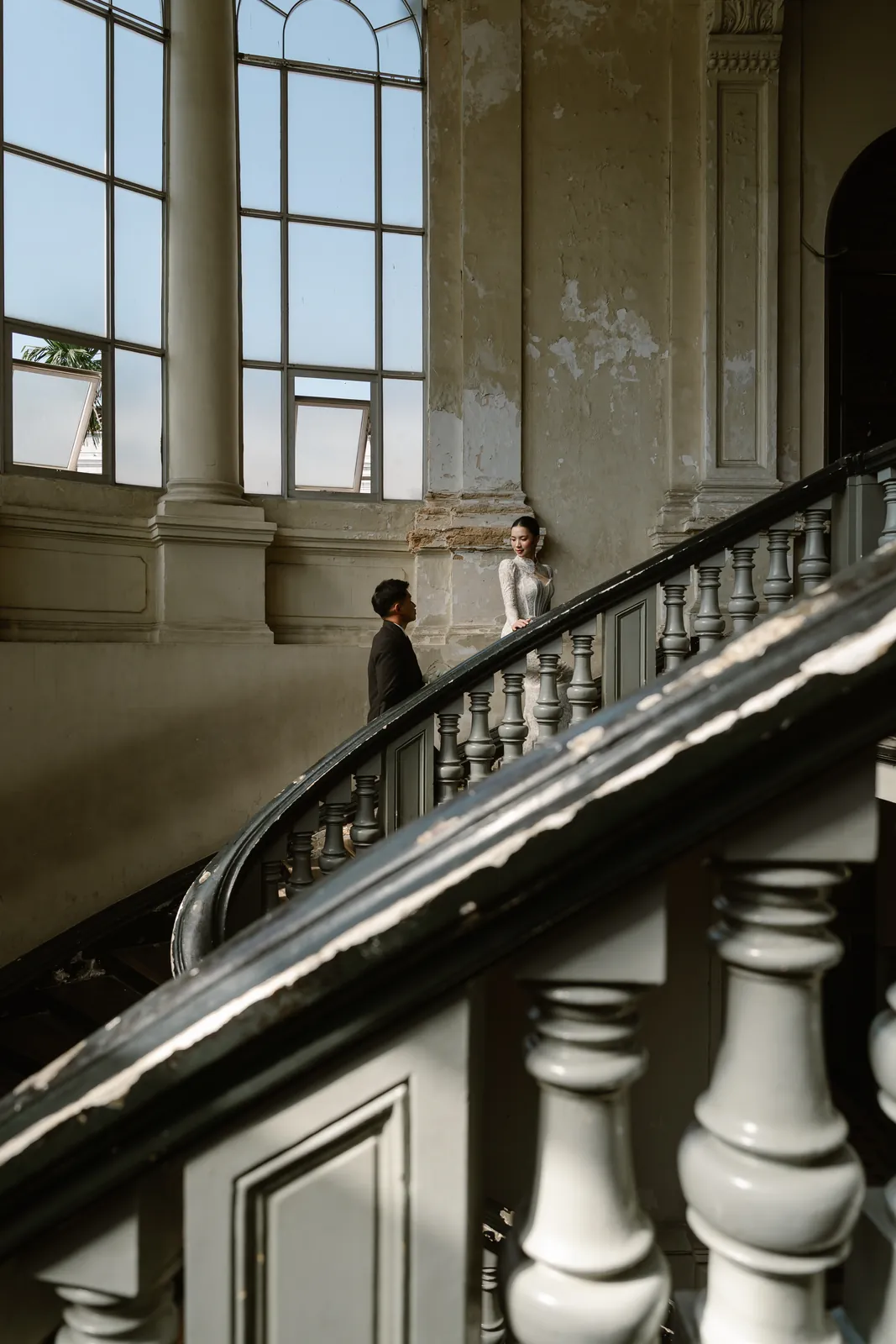 A Pre-Wedding at the Ho Chi Minh City Museum | Hiếu & Phát