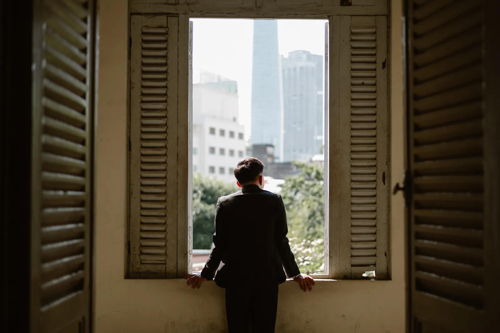 A Pre-Wedding at the Ho Chi Minh City Museum | Hiếu & Phát