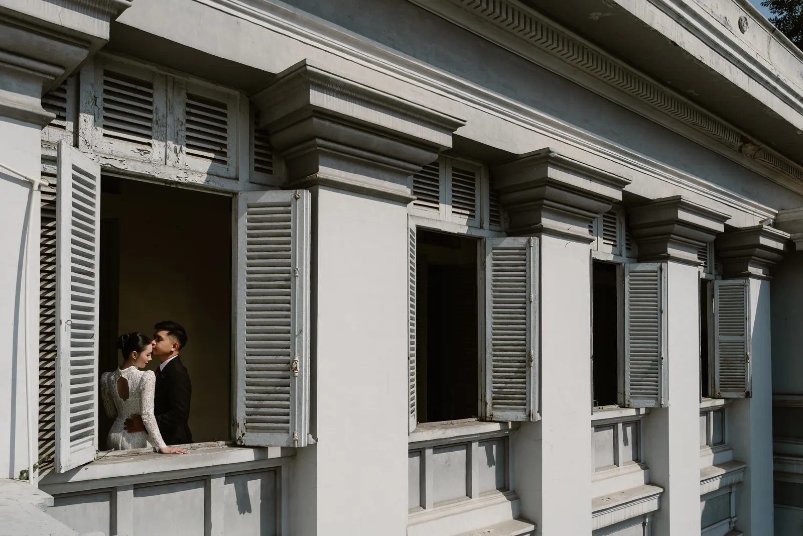 A Pre-Wedding at the Ho Chi Minh City Museum | Hiếu & Phát