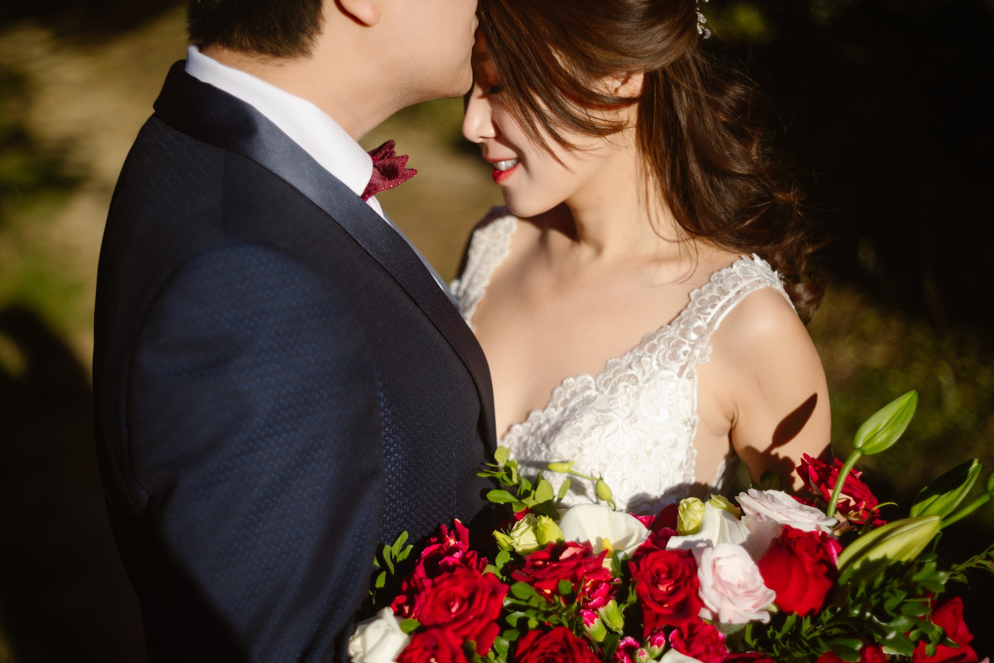 Sapa Pre-Wedding & Engagement Photos: Karen & Wilson's Cherry Blossom Love Story