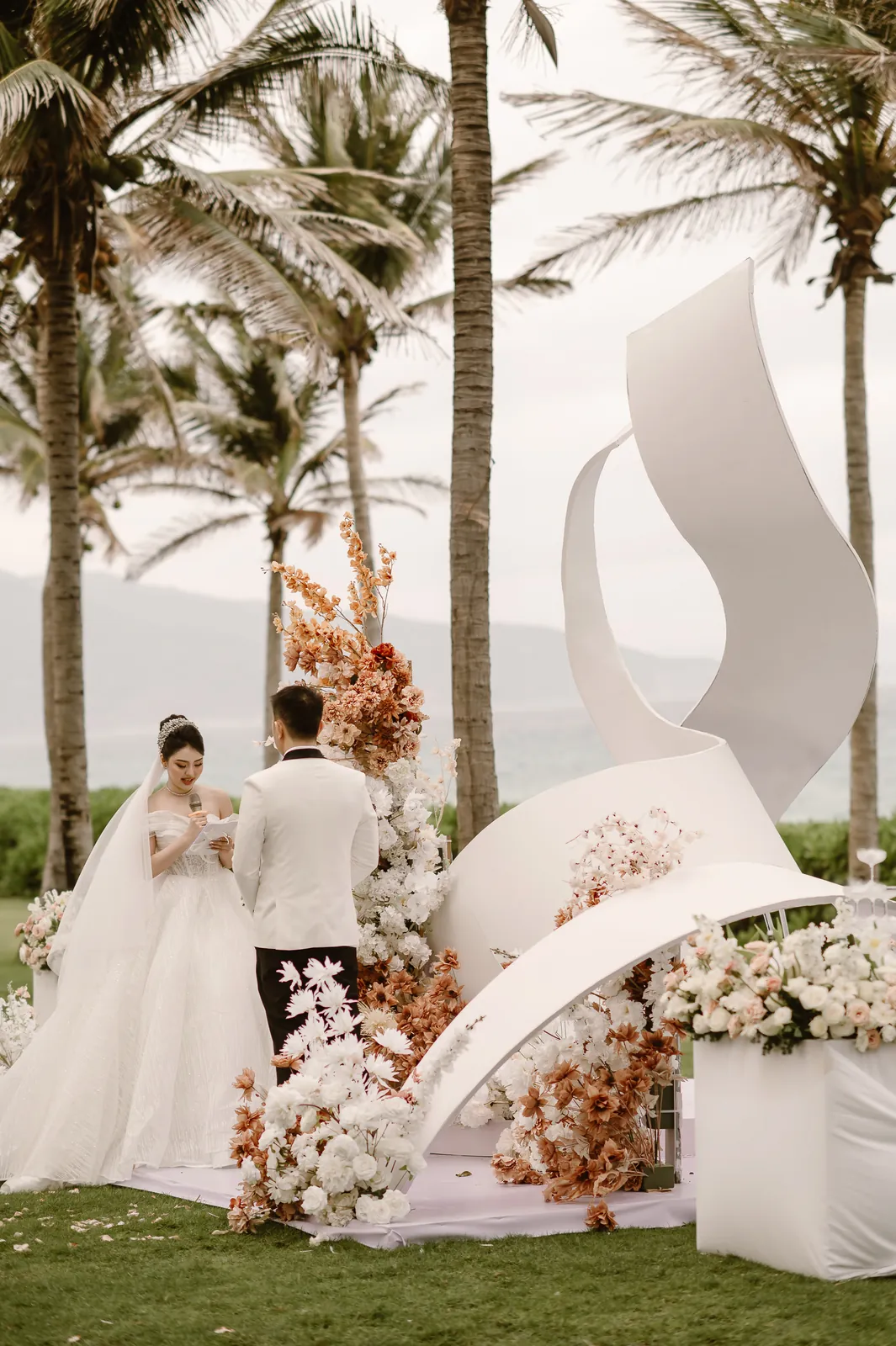 A Destination Beach Wedding at Mövenpick Resort Cam Ranh, Nha Trang | Long & Hà