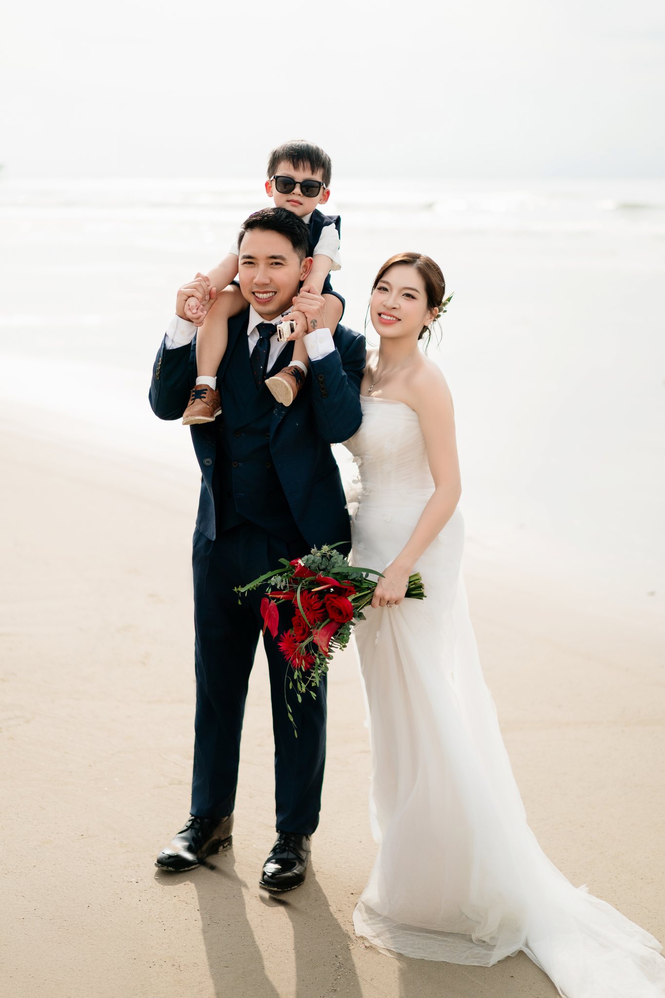 Melia Ho Tram Family & Engagement Photoshoot: A Beach Resort Session Near Saigon (Tim & Hai Anh)