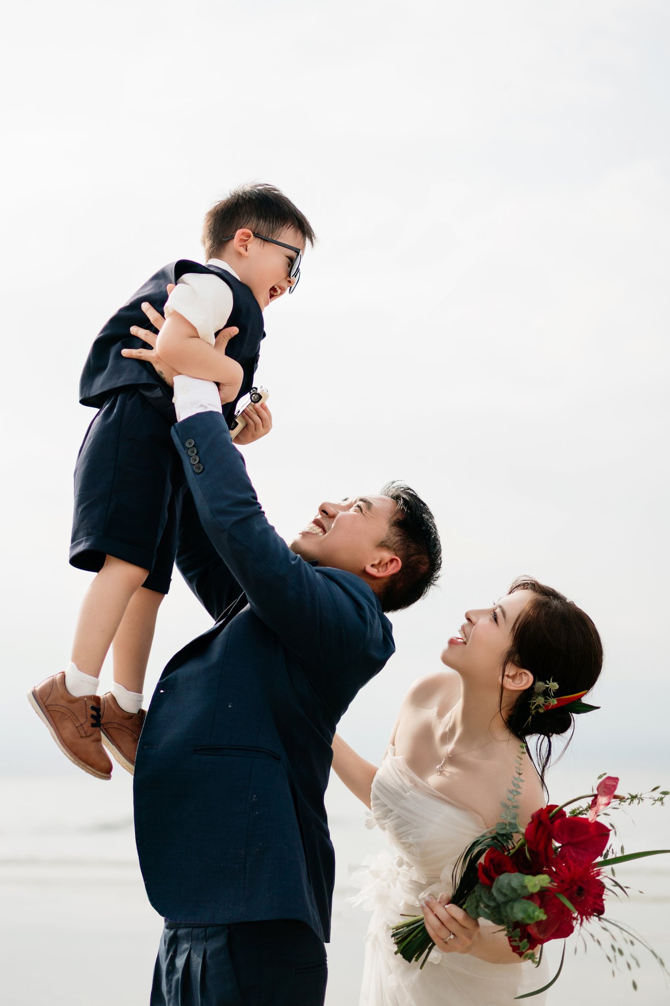 Melia Ho Tram Family & Engagement Photoshoot: A Beach Resort Session Near Saigon (Tim & Hai Anh)