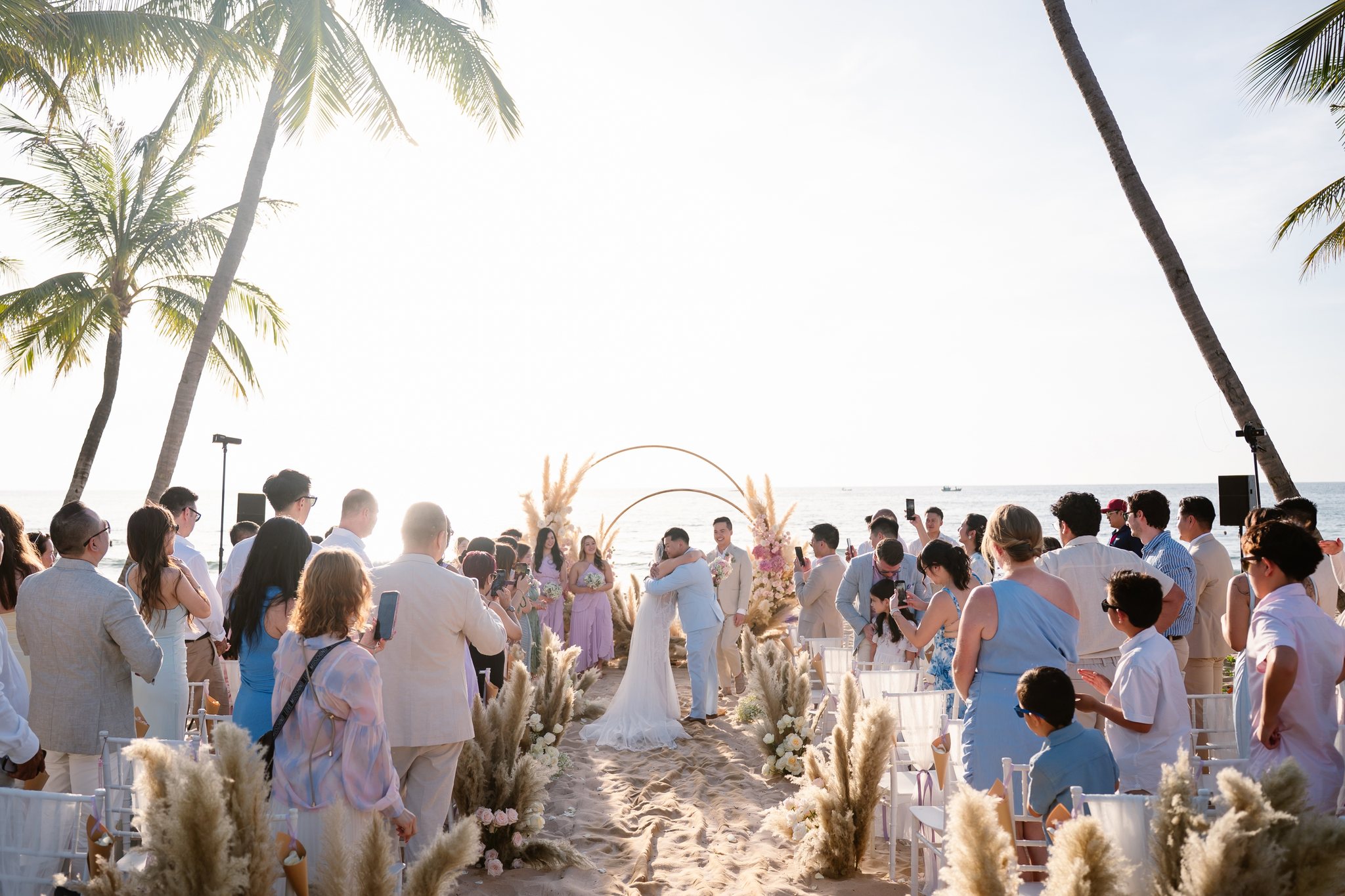 Phu Quoc Beach Wedding at InterContinental Phu Quoc: Natalie & Hung's Golden Sunset Celebration