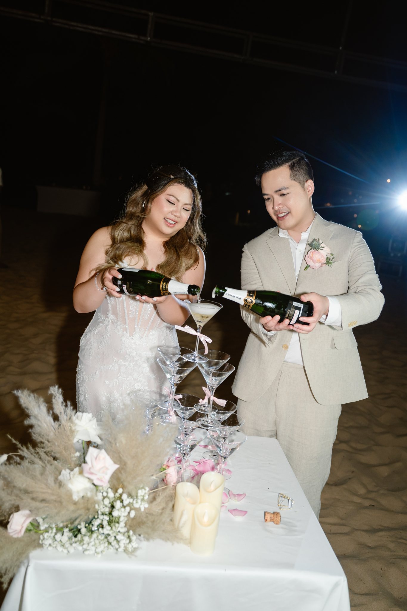 Phu Quoc Beach Wedding at InterContinental Phu Quoc: Natalie & Hung's Golden Sunset Celebration