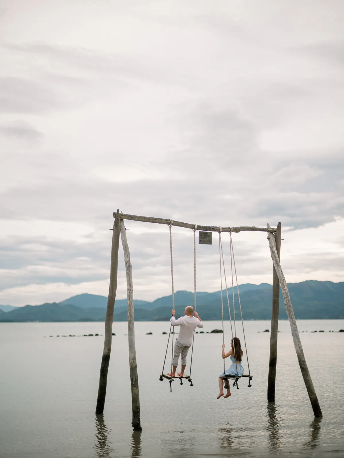 A Sunset Pre-Wedding at L'Alya Ninh Van Bay, Nha Trang | Stephanie & Dung