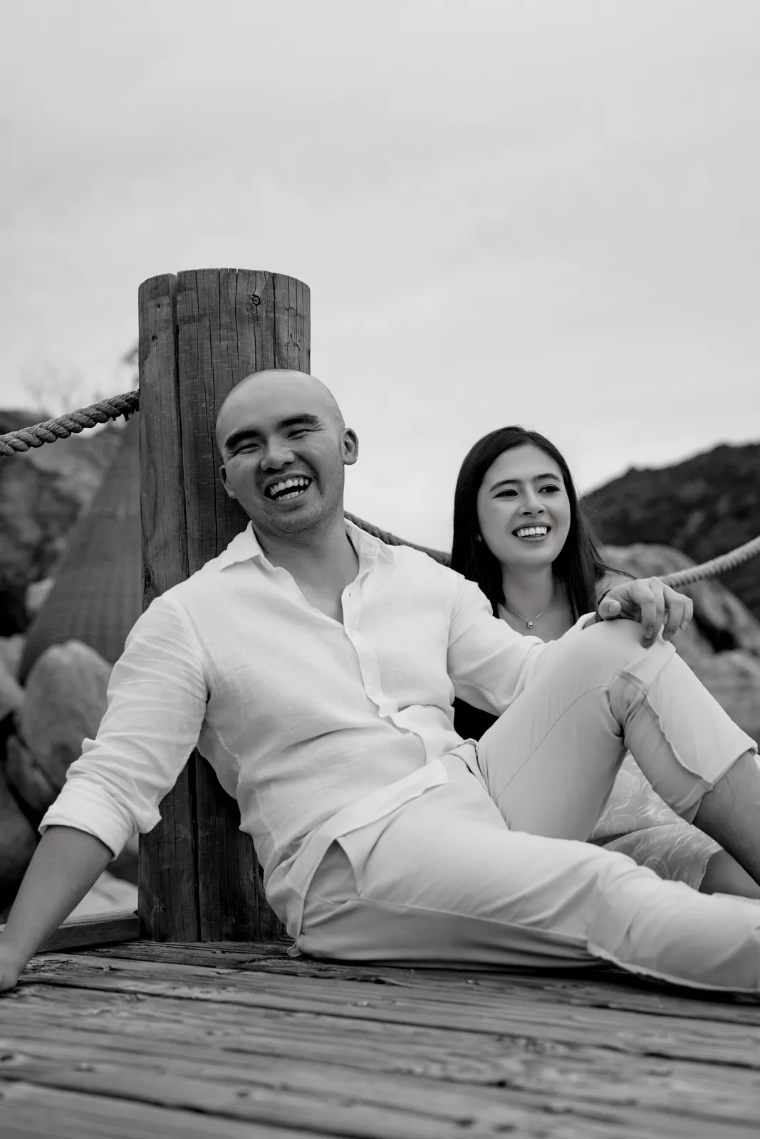 A Sunset Pre-Wedding at L'Alya Ninh Van Bay, Nha Trang | Stephanie & Dung