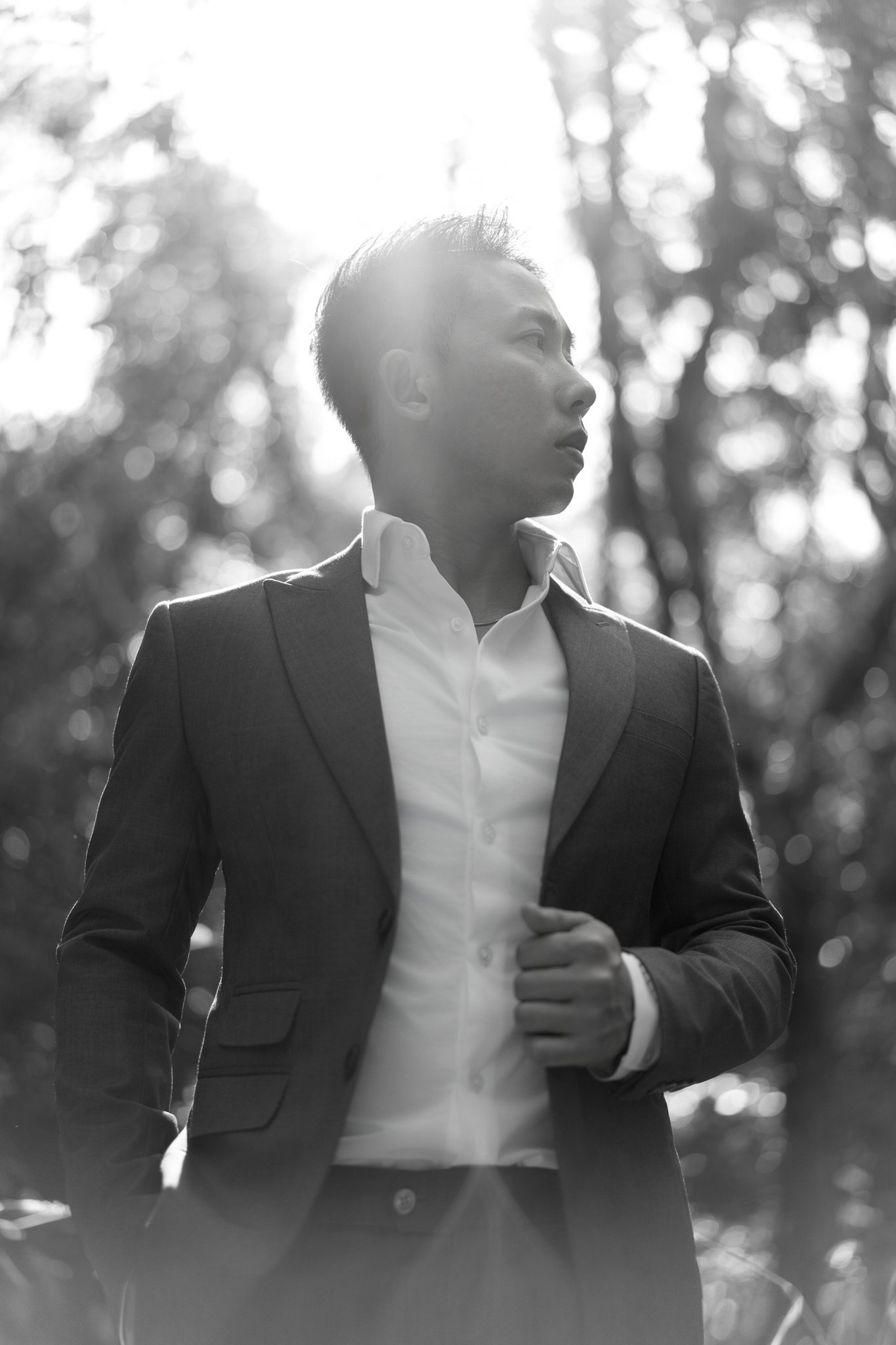 Ho Tram & Vung Tau Pre-Wedding & Engagement Shoot: A Cinematic Forest Near Saigon (Tim & Hai Anh)