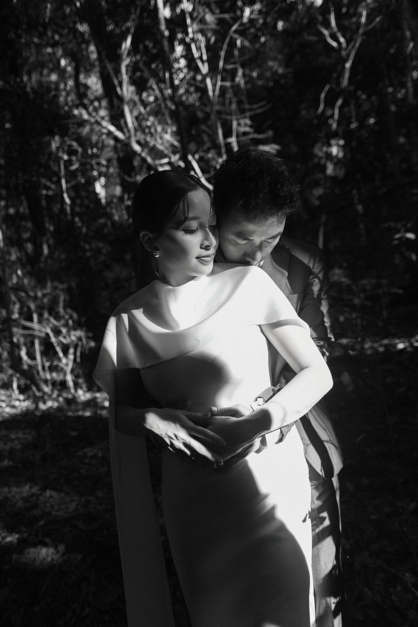 Ho Tram & Vung Tau Pre-Wedding & Engagement Shoot: A Cinematic Forest Near Saigon (Tim & Hai Anh)