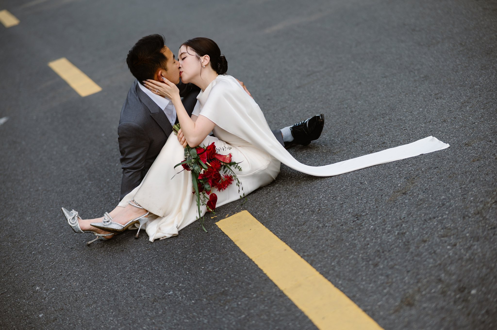 Ho Tram & Vung Tau Pre-Wedding & Engagement Shoot: A Cinematic Forest Near Saigon (Tim & Hai Anh)