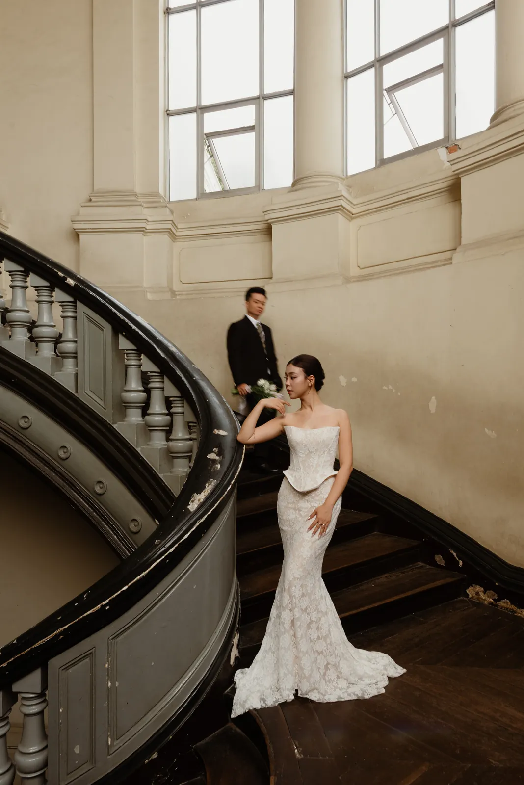 A Saigon Pre-Wedding in Three Scenes: Dream Garden, the City Museum and the Thu Thiem Rooftop | Thịnh & Tuyền