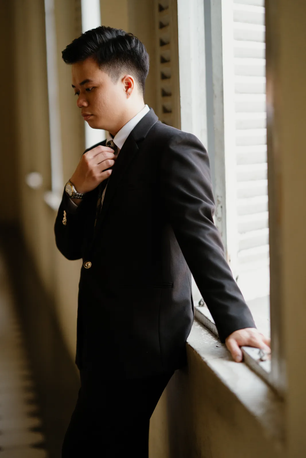 A Saigon Pre-Wedding in Three Scenes: Dream Garden, the City Museum and the Thu Thiem Rooftop | Thịnh & Tuyền