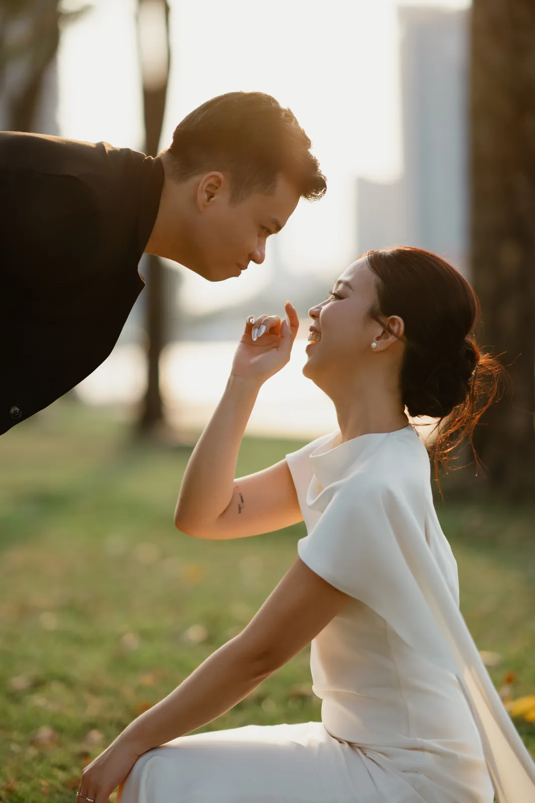 A Saigon Pre-Wedding in Three Scenes: Dream Garden, the City Museum and the Thu Thiem Rooftop | Thịnh & Tuyền
