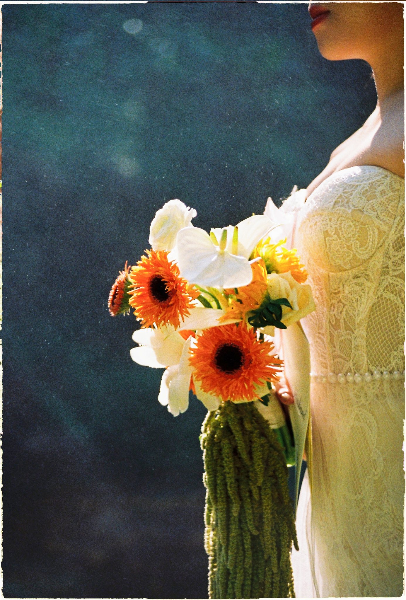 A Da Lat Waterfall Elopement on 35mm Film — Tiến Anh & Trân's Private Vow Ceremony at Liêng Chi Nha & Suối Tía