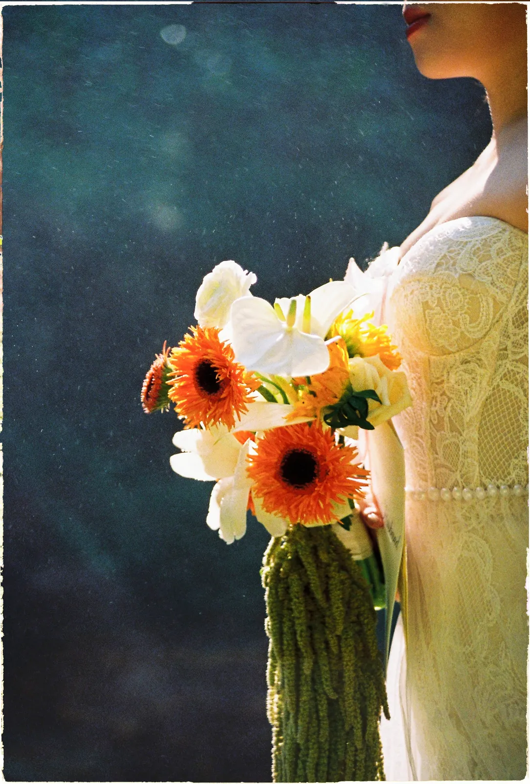 A Da Lat Waterfall Elopement on 35mm Film: Tiến Anh & Trân's Private Vow Ceremony at Liêng Chi Nha & Suối Tía