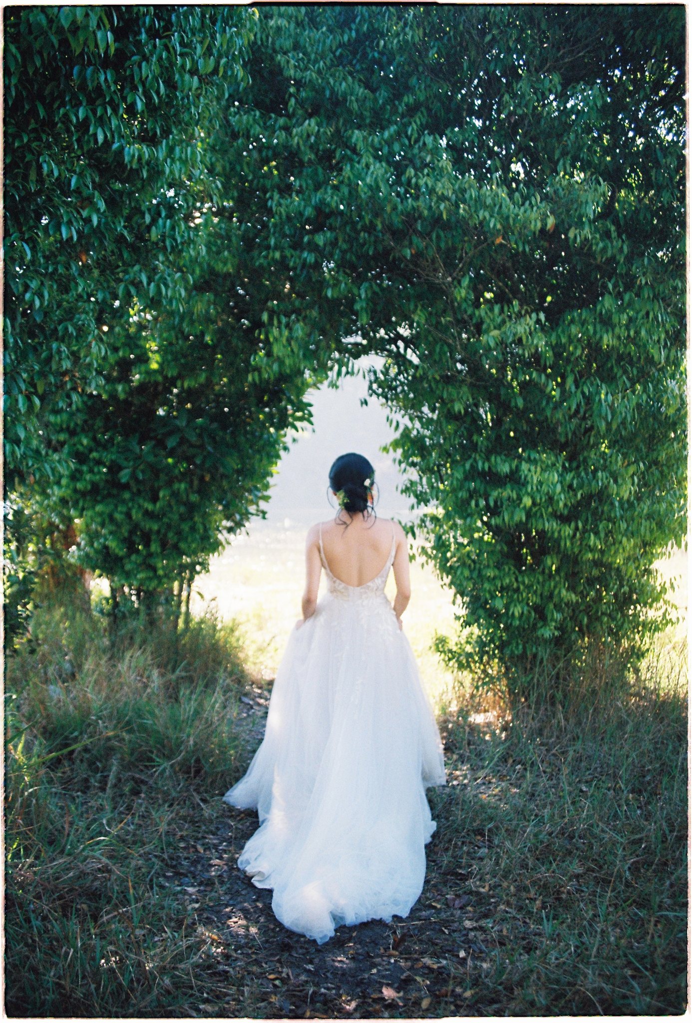 A Da Lat Waterfall Elopement on 35mm Film — Tiến Anh & Trân's Private Vow Ceremony at Liêng Chi Nha & Suối Tía