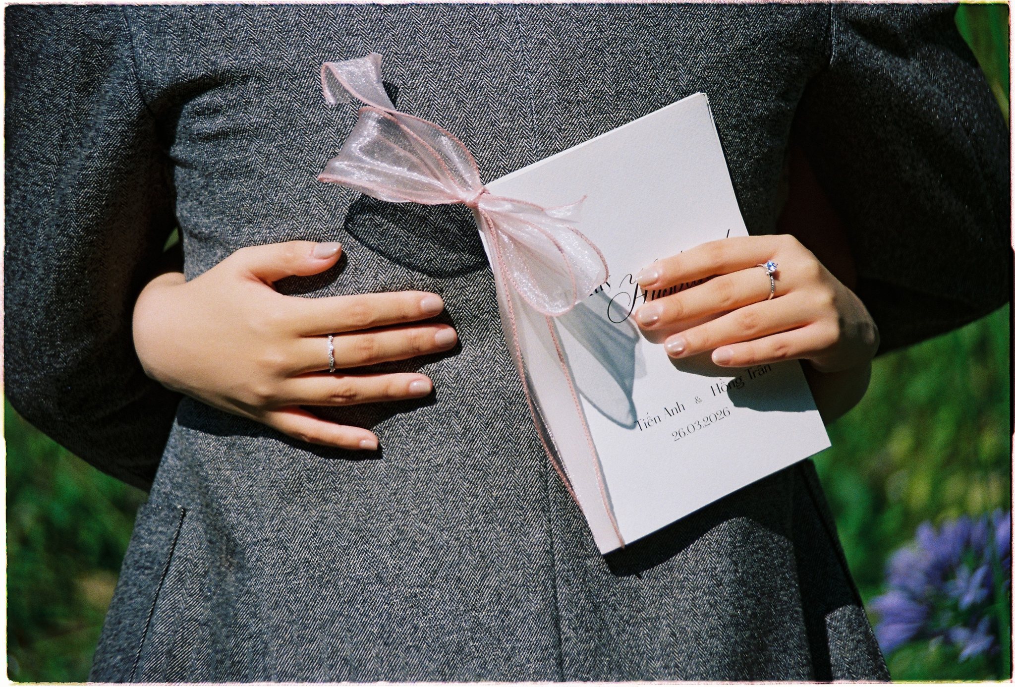 A Da Lat Waterfall Elopement on 35mm Film — Tiến Anh & Trân's Private Vow Ceremony at Liêng Chi Nha & Suối Tía