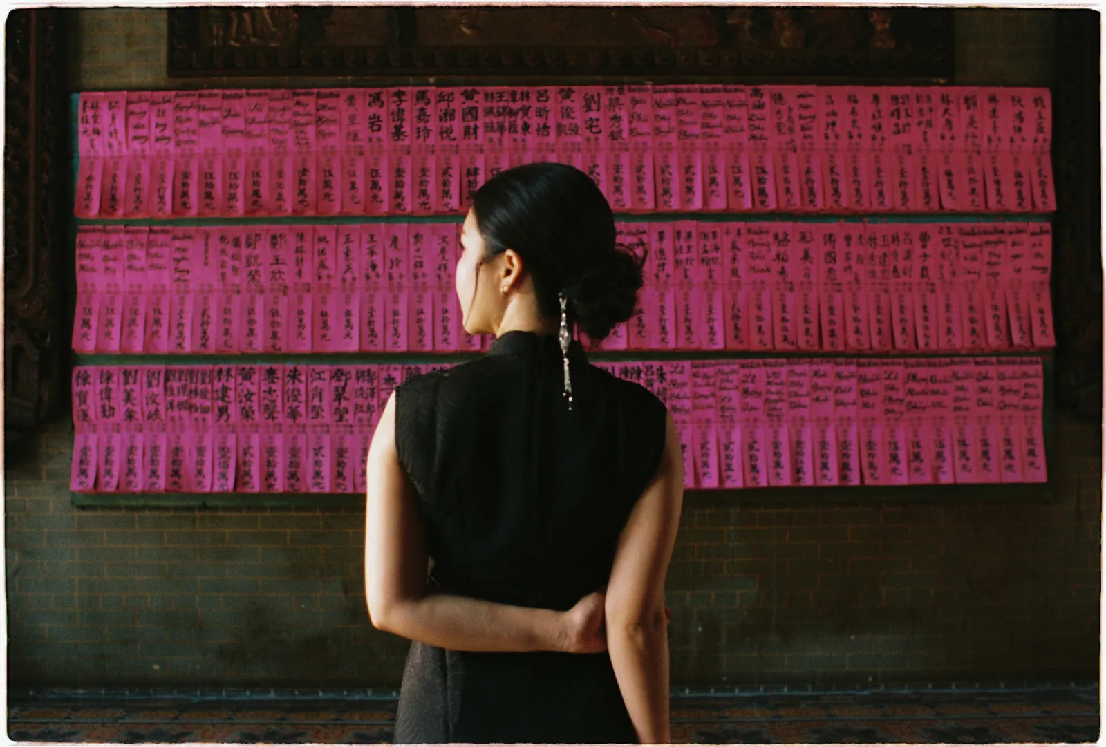 A Saigon Film Pre-Wedding in Three Looks: Áo Dài, Cheongsam and a European Rooftop | Ngọc & Phong